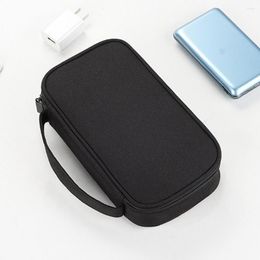 Storage Bags Wear-Resistant Portable U-Disk Earphone Charger Pouch Anti-Scratch Digital Bag Mesh Interlayer Business Trip Supply