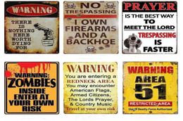 Vintage Tin Signs Warning Coffee Bar Metal Painting Restaurant Shop Home Wall Decorative Motorcycle Hanging Metal Plaque 3020cm8913508