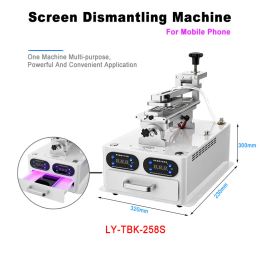 LY-TBK-258S Constant Temperature Heating LCD Screen Dismantling Housing Frame Separator Macine OCA Degumming UV Curing 110V 220V