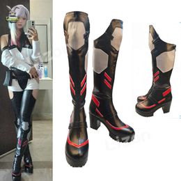 Anime Lucy Boots PU Leather Shoes Halloween Carnival Cosplay Props Custom Made cosplay