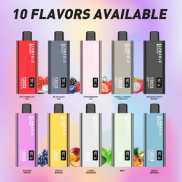 Original ELF World I5 Pro 12000 Puffs Mesh Coils 12K Puffs Vape 650mAh Type C Charging 18ml Prefilled Pod With Battery 10 Wholesale Vape Jetable VS HQD ELF BAR GEEK BAR