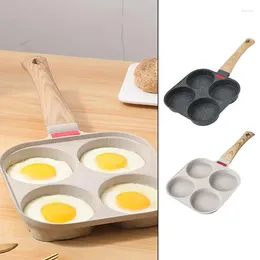 Pans Egg Pan Omelette Universal Breakfast Skillet Cooking Utensils 4-Cup Nonstick Cooker For Burgers Omelets Pancakes