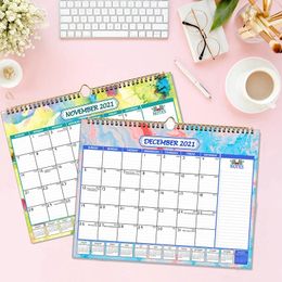 Novelty Items Elegant Style Wall Calendar 2023 YO Wire Design Minimalist Deskpad Planner/Wall Year Gift Gass