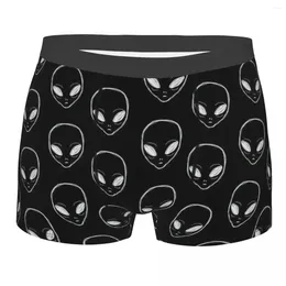 Underpants Humour Boxer Space Shorts Panties Briefs Men Underwear Aliens Soft For Male S-XXL