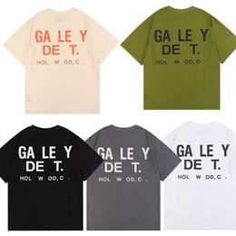 Galleryse Depts Tshirt Mens Womens Designer T Shirt Galleryse Shorts Mens Tshirt Designer Tee Cottons Tops Mens Casual Shirt Tee Men Loose Fashion Tees Luxury T Shirt