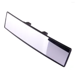 Interior Accessories 12" Car Rearview Mirror Flat Clip Curve Convex Wide Angle Anti-Glare Reversing Auxiliary Universal