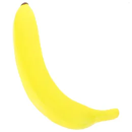 Party Decoration Fruit Po Props Education Display Creative Gift Plastic Artificial Home Wedding Showcase Decorations (Banana)