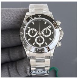 Automatic Watch Clean Factory Clean Factory V3 Eluxe Luxury Watch Mens Watches Sapphire Chronograph Watches Eta 4130 Ceramic Bezel 116500 Model 904l Case Y1rbz ZT6B