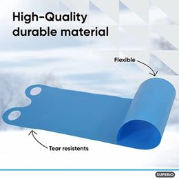 Sledding Lightweight Roll Up Slider for Kids Adults Durable Speed Snow Sledding Snow Carpet Sled Roll Up Snow Sled with Handles 231102