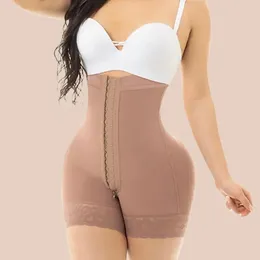 Women's Shapers Waist Trainer Fajas Colombianas Detachable Strap Shapewear Shorts Zero Belly Modeling Reducing Hip Lifting