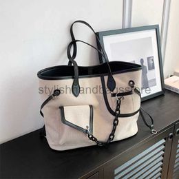 Shoulder Bags Handbags Tick Cain Soulder Bag Women's Casual Fashion Canvas Bag and High Capacity Travel Handbagstylishhandbagsstore