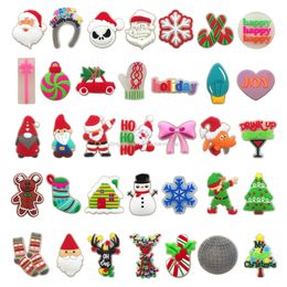 Shoe Parts Accessories Christmas Charm Glow In The Dark For Adts Boys Girls Women Partys Favor Drop Delivery Am7Rm