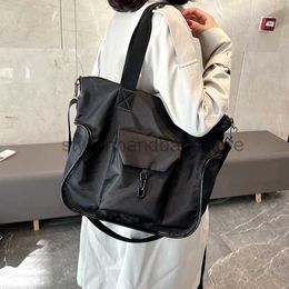 Shoulder Bags Handbags Black Messenger Women's Bag Simple Casual and Bag Nylon Waterproof Cross Body Large Capacity Handbag Women's Bagstylishhandbagsstore