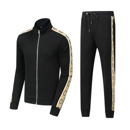 5 Men's Tracksuits Designer Mens tracksuit Luxury Men Sweatsuits Long sleeve Classic Fashion Pocket Running Casual Man Clothes Outfits Pants jacket two piece #14