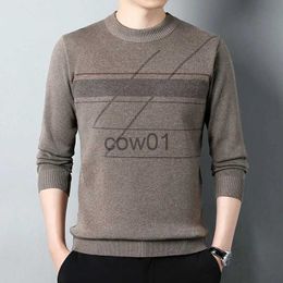 Men's Sweaters 2023 High Quality New Fashion Brand Knit Pullover O Neck Sweater Black for Men Autum Winter Casual Jumper Men Clothes J231102