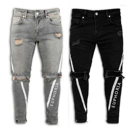 Men's Jeans Homme Jean Pantalon Dechire 2023 Cargo Pants Joggers Men Harem Sweatpants Streetwear Casual Elastic Male Tyga Trouse