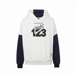 Men's Hoodies 2023 Patchwork Mens Designer Hoodie Casual Loose Fashion Printed For Men And Women