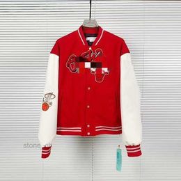 offs Men's Jackets Mens Designer Off Windbreaker Varsity Vintage Loose Long Baseball Hip Hop Harajuku Offs White Letter Embroidery 4 UVHB