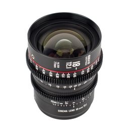 Lenses Prime 18mm T21 Cine Lens for Super 35 Frame Cinema Camera System 231101