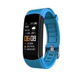 C5S Bluetooth Waterproof Heart Rate Sleep Monitor Fitness Sports Smart Bracelet Multifunctional Touch Screen Smart Bracelet