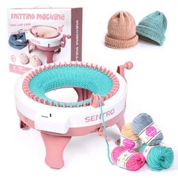 Party Games Toy 48 Needle Oversized Hand Cylinder Knitting Machine DIY Creative Wool Hat Scarf Sock