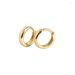 Серьги-кольца из натурального стерлингового серебра 925 пробы, маленькие ретро простые блестящие круглые женские и мужские кольца в носу, ювелирные изделия в стиле панк 2023