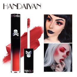 Lipstick Handaiyans Gothic Style Matte Lip Stain European and American Dark Gloss Halloween 231101