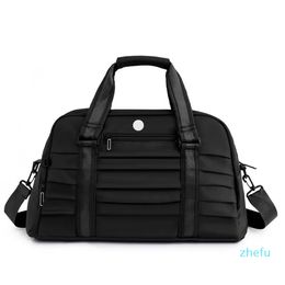 2023-Duffel Bag Yoga Handbag Gym Fitness Travel Outdoor Sports Bags Shoulder Bags 6 color Large Capacity