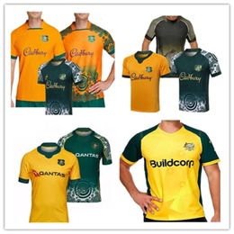 Qqq8 2021 2022 2023 Jerseys Home Away Kangaroos Wallaby Retro Size S-5xl Maillot De National Australia Shirt Rugby