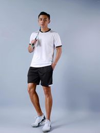 Running Sets Men Suits Quick Dry Workout Breathable Training Badminton Tennis Jerseys Casual Team Sports Football
