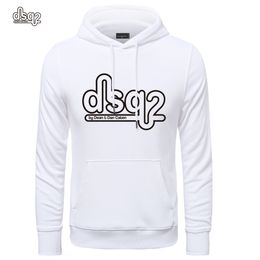 DSQ ICON Hoodie Classic Casual Fashion Trend For Men And Women O Neck Long Sleeved Simple Street HIP HOP DSQICON Cotton Pullover