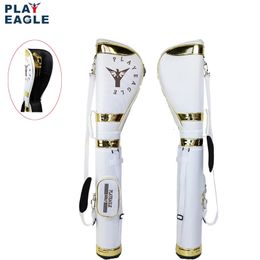 Golf Bags PLAYEAGLE Gun Bag Contain Half Clubs Set Elastic Stretch Stand 231102