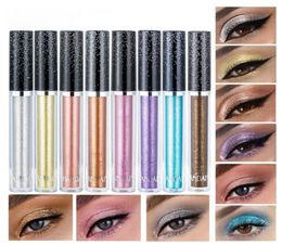 Handaiyan Liquid Eyeshadow 12 Colour Single Eye Shadow Glitter Diamond Pearl High Shiny Metallic Finish Makeup Eyeshadows9922587