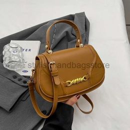 Shoulder Bags Handbags Fasion Saddle Bag New Women's Small Soul Bags 2023 High Quality Solid PU Leater Ten Font Women's Luxury Messenger Bagstylishhandbagsstore