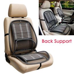 Car Seat Covers Summer Breathable Chair Back Support Massage Cushion Mesh Lumbar Brace For