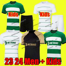 CP 22 23 24 Lisboa Soccer Jerseys Lisbon Special COATES MATHIEU Jovane Sarabia Vietto 2023 Sporting Clube De Football Shirt _Jersey