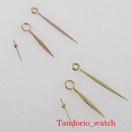 Watch Repair Kits Rose Gold Yellow Colour Hands For ETA 6497 6498 Hand Winding Movement High Quality Accessories