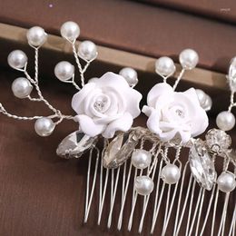 Hair Clips Woman's Fold Retro Forks With Durable Alloy Green Rhinestones Leaves For Valentine's Day Christmas Gift