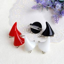 Hair Clips 1 Pair Stereo Devil Horn Ear Clip Halloween Cosplay Hairpin