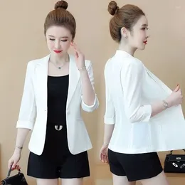 Women's Suits Small Suit Jacket Women Thin Spring Summer 2023 Professional Short Style Casual Temperam Ent
