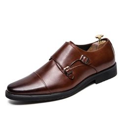 New Men's Leather Shoes Comfortable Gentlemen Fashion Business Dress