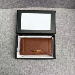 bamboo designer wallet women wallets leather card holder woman clutch209k