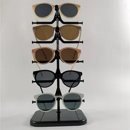 Hooks Single Row 5 Pairs Of Counter Glasses Display Stand For Sunglasses Props Storage Floors