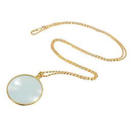 Chains Pendant 6x Glass Necklace Decorativ Magnify Magnifier Reeding Monocle Necklaces & Pendants