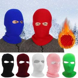 Cycling Caps Fashion Motorbike Full Face Warm Soft Ski Hat Balaclava Hood Army Tactical Winter Knit Cap