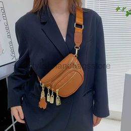 Shoulder Bags High quality soft Leater cross body bag suitable for women pockets waist bag Fasion Fanny waist bag money bagstylishhandbagsstore