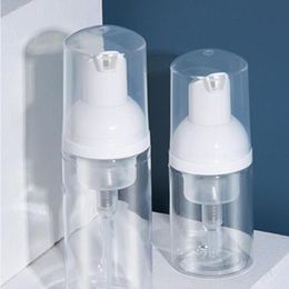 30ml 60ml Plastic Foam Pump Bottle 2oz Clear White Soap Dispenser Bottles Hand Sanitizer Foaming Container Pbtcx