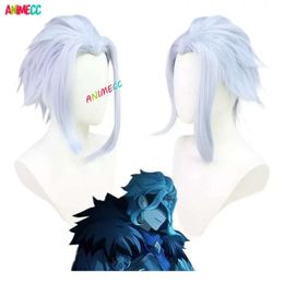 Dottore Anime Game Harbinger Cosplay Wig Osplay Front Lace Genshin Impact Fatui Doctor cosplay