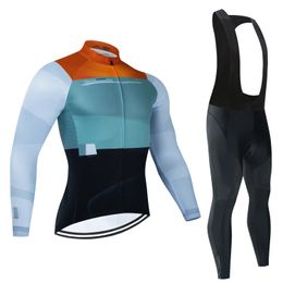 Cycling Jersey Sets Team Set 2024 Man Autumn MTB Race Clothing Long Sleeve Ropa Ciclismo Outdoor Riding Bike Uniform 231102