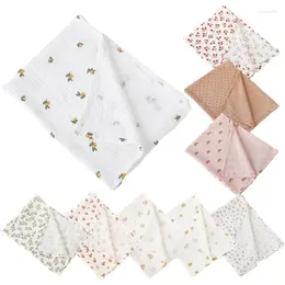 Blankets Muslin Baby Blanket Swaddle Soft Born Cotton Toddler Summer Skin-Friendly Receiving For Kids